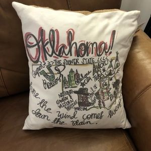 Oklahoma Pillow! NWT